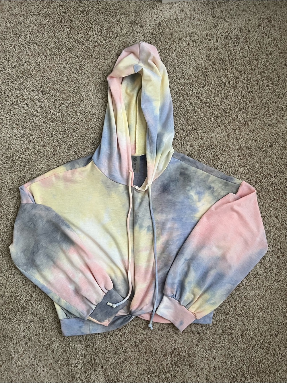 Altar’d State AS Revival Tie-Dye Cropped Hoodie
